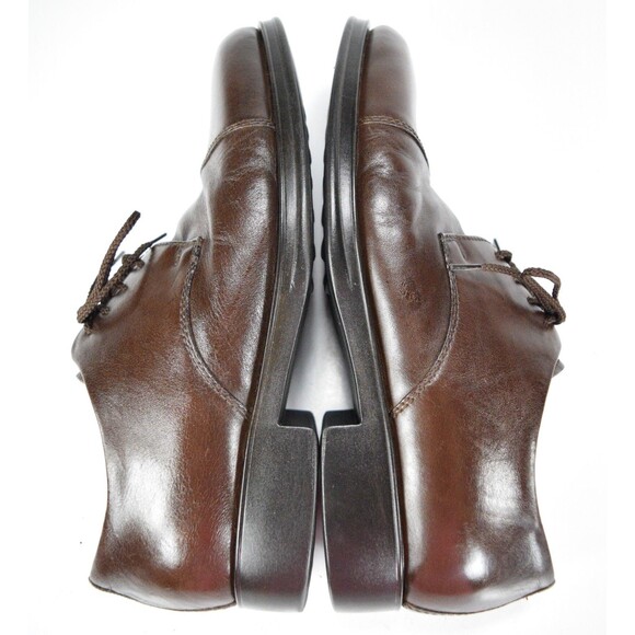 Joseph & Feiss Men\'s Size 8.5 Cap Toe Oxfords Brown Leather main image 10
